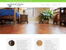 Tablet Screenshot of parquetytarimamadrid.com